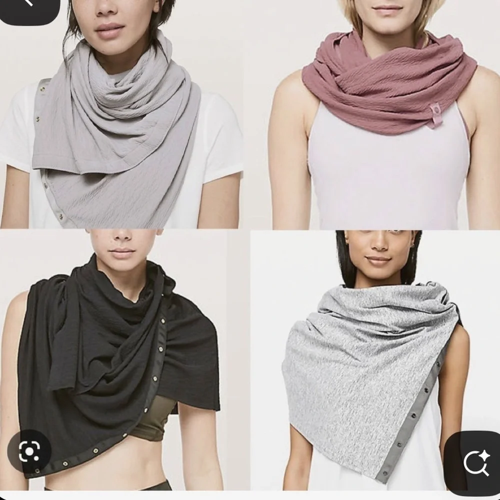 Lululemon Athletica - Heathered‎ Green, Vinyasa Scarf